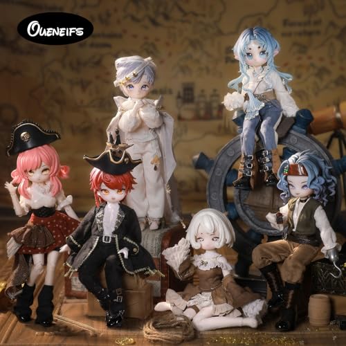Muñeca Oueneifs 1/8 BJD estilo guerrero marino miniatura 2