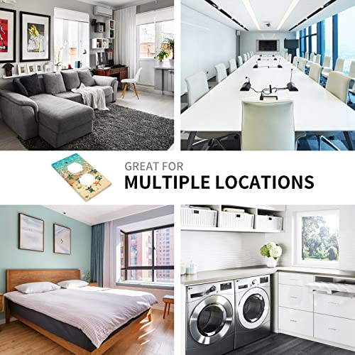 Beach Turtle Duplex Outlet Cover Wall Plates Decorate Outlet Covers For Electrical Outlets Switch Plate Decorative Wallplate Plug Cover 4.5*2.76 Inch #TOP7
