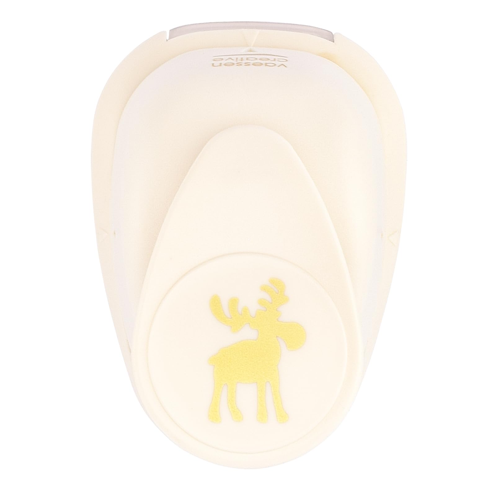 Vaessen Creative Craft Paper Punch - Moose - 1,5 x 2,3 cm - Circle Cutter for Crafting and Card Making