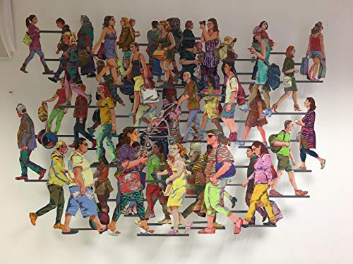 Horloge murale David Gerstein art cadeau idéal impression laser