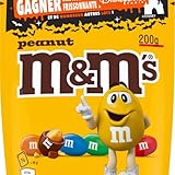 M&M'S PEANUT - Bonbons Chocolat au Lait & Cacahuètes - 200g Sachet de Chocolats...