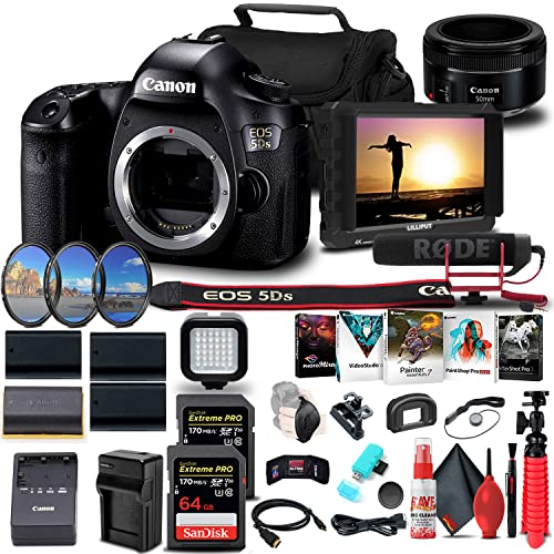 Cámara Canon EOS 5DS DSLR con lente 50mm