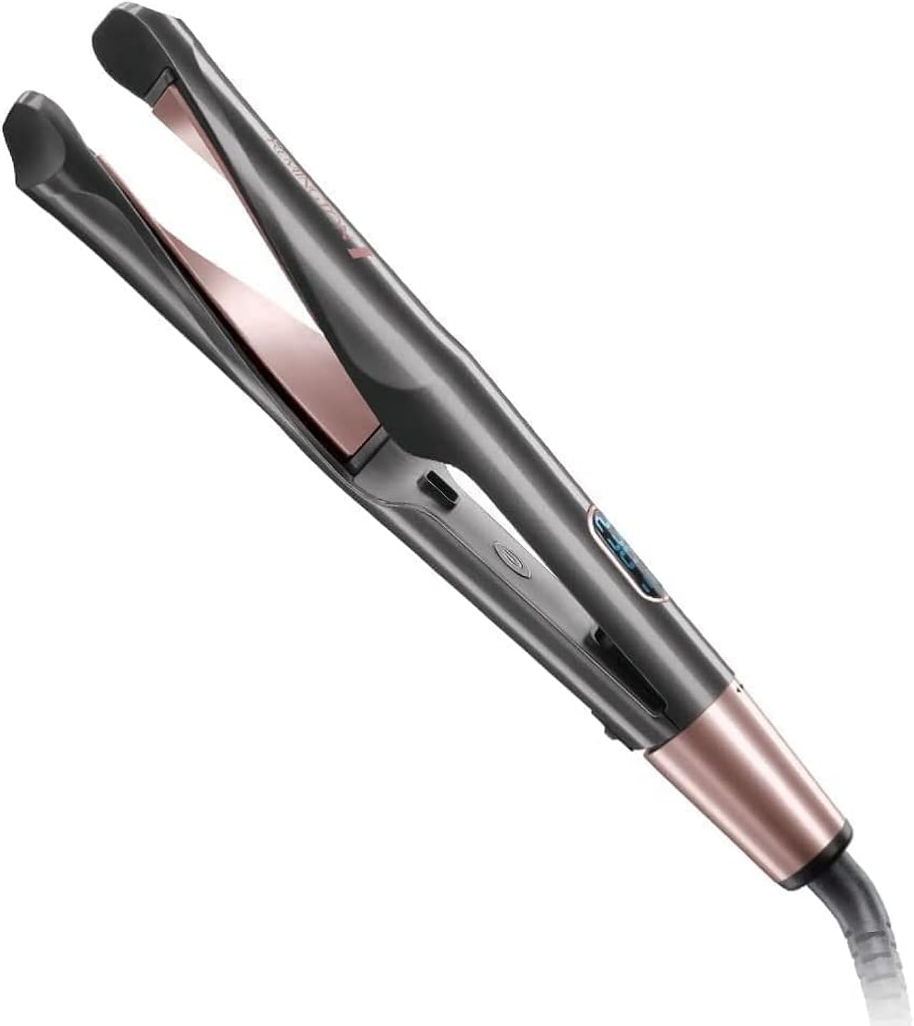 Remington Plancha de Pelo Curl & Straight Confidence - Placas en Espiral, 2en1 Alisa y Riza, Ideal para Ondas, Resultados Profesionales, Cerámica, 5 Temperaturas hasta 230°C, Digital - S6606