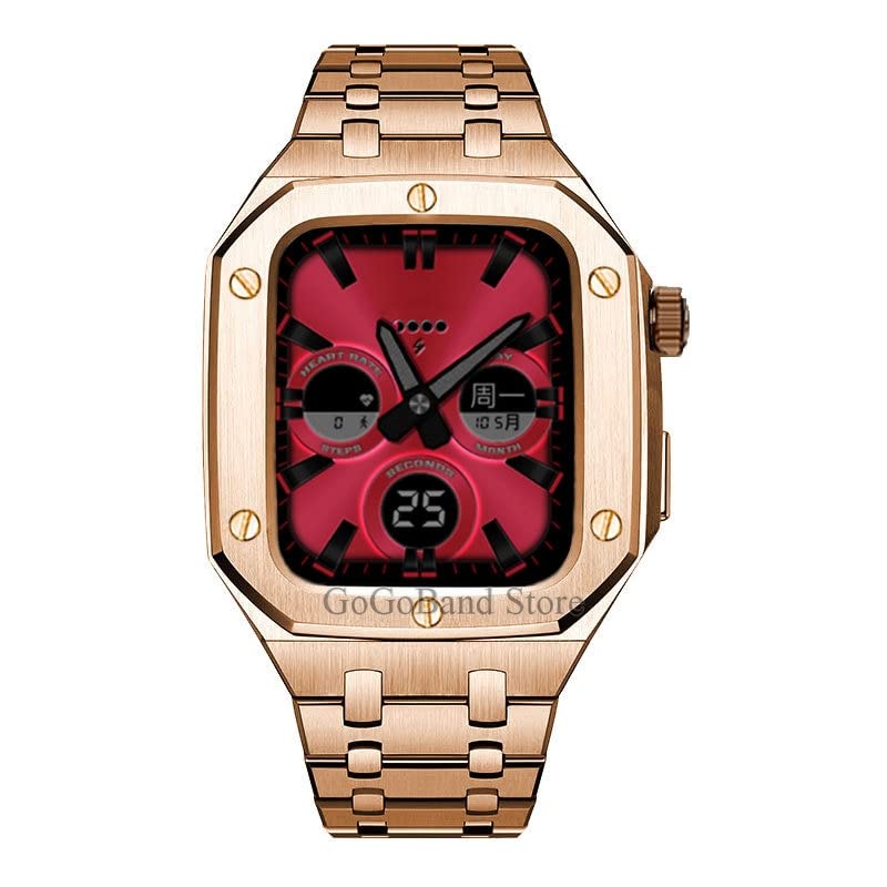 Refit complet Apple Watch pour transformer le plastique en acier