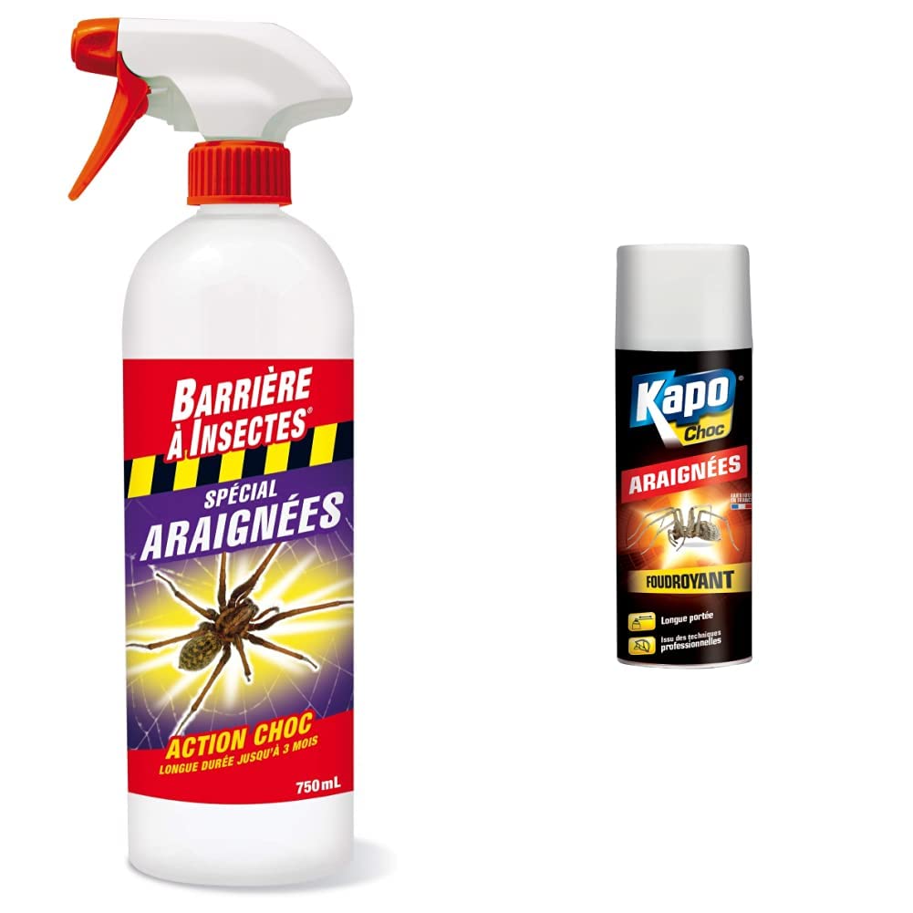 Barrière à Insectes Araignées Kapo Choc foudroyant 750ml