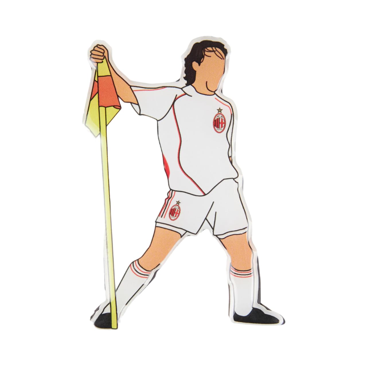 Trade Con GmbH AC Milan Magnet Season 2006/07, Iconic Moments of the Club, Official Product, White, Normale, Classic