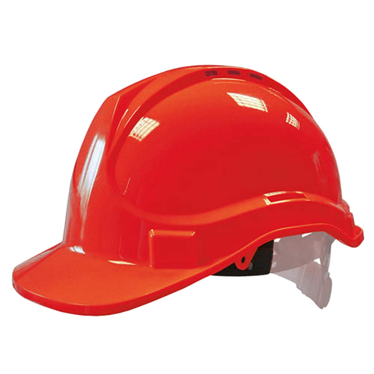 Safe Well Plastic Safety Helmet Size_Standard Red Pack of 7
