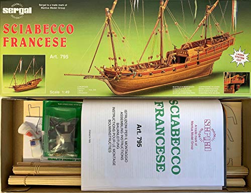 Kit Nave Modello Sergal - Xebec Francese - 16°