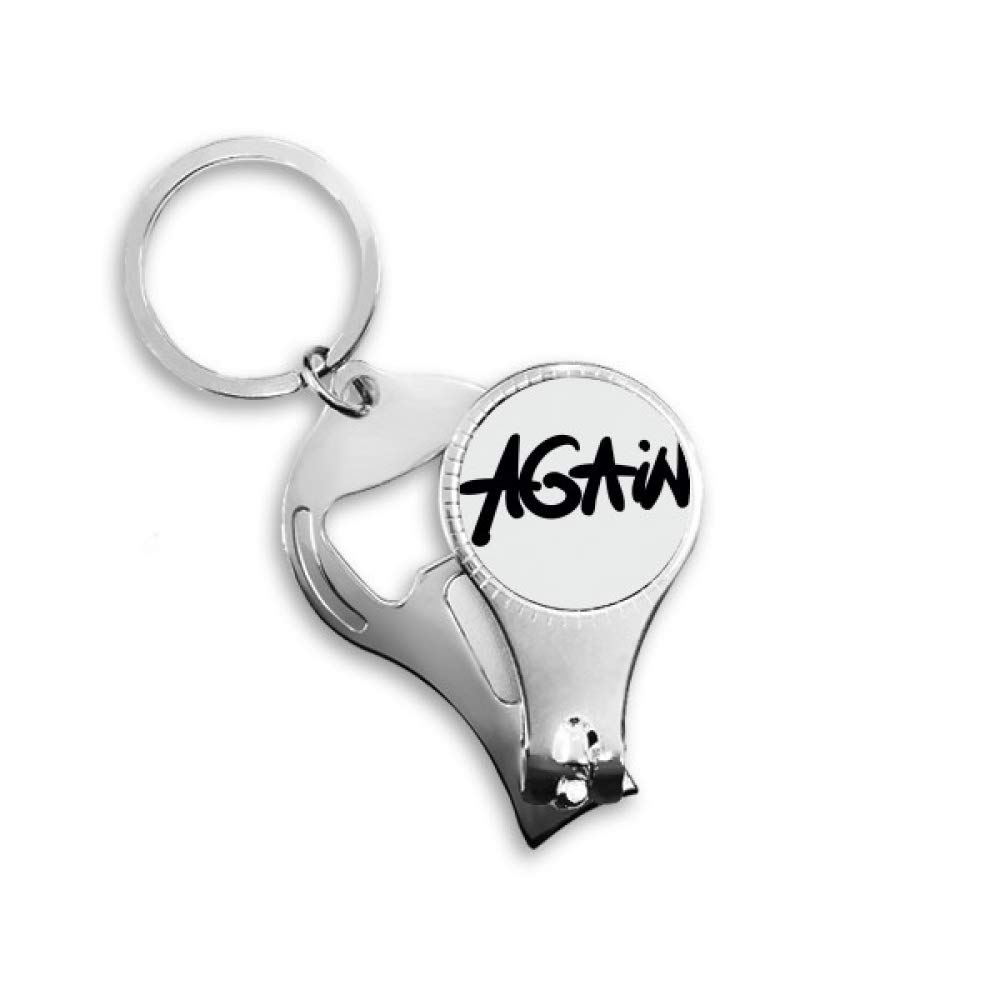 Porte-clés avec citation amusante originale gravée idée cadeau texte manuscrit