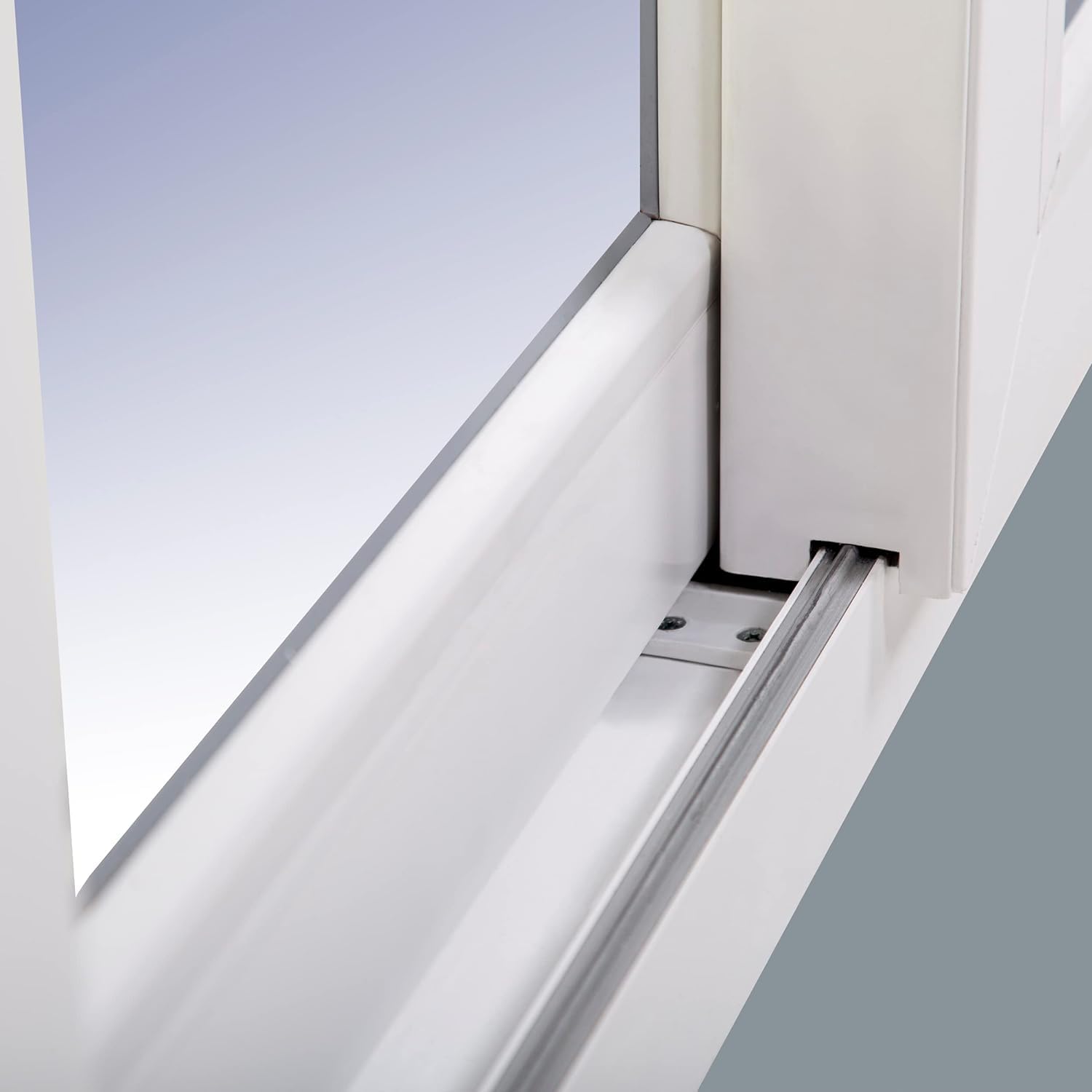 Ventanastock ALB0017L Ventana Aluminio 600x500 Corredera 2 hojas. con cristal carglass (Climalit Mate)