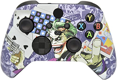 Image of Hand Airbrushed Fade Custom Controller Compatible with Xbox Series X /S & Xbox One (Series X /S Crazy Cards)