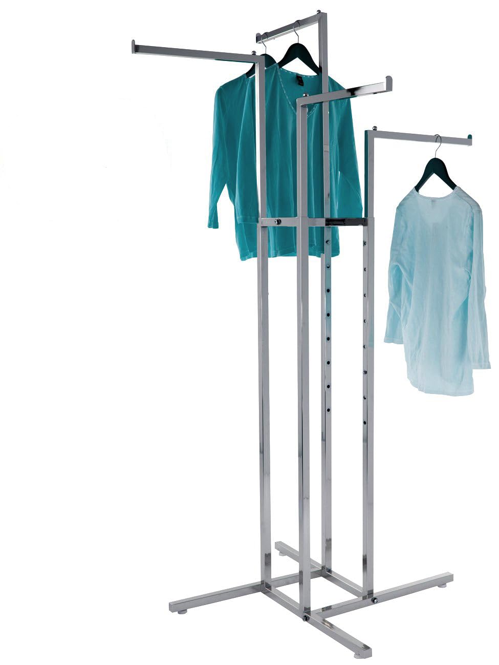 Heavy Duty Chrome Way Clothing Rack with Kuwait Ubuy