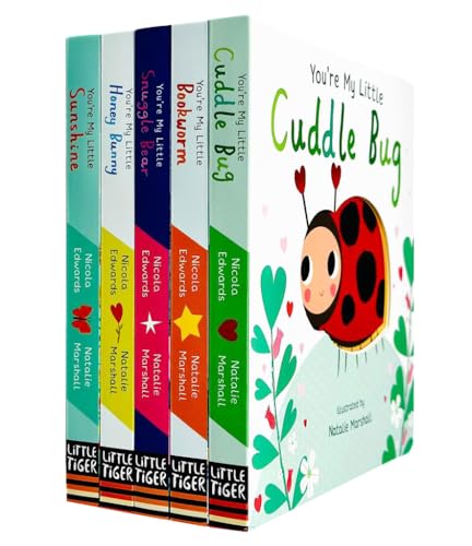 You are My Little Series 5 Books Collection Set By Nicola Edwards & Natalie Marshall(Sunshine, Honey Bunny ,Snuggle Bear, Bookworm & Cuddle Bug)