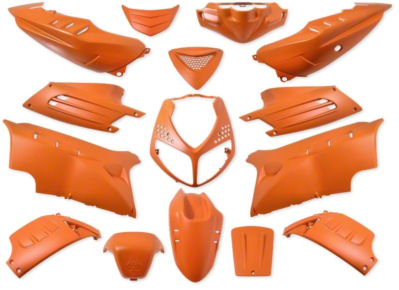 Lined 15 Piece StylePro Speedfight 2 Matt orange, 50
