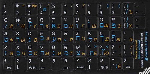 Pegatinas para teclado negro no transparente para laptop miniatura 2