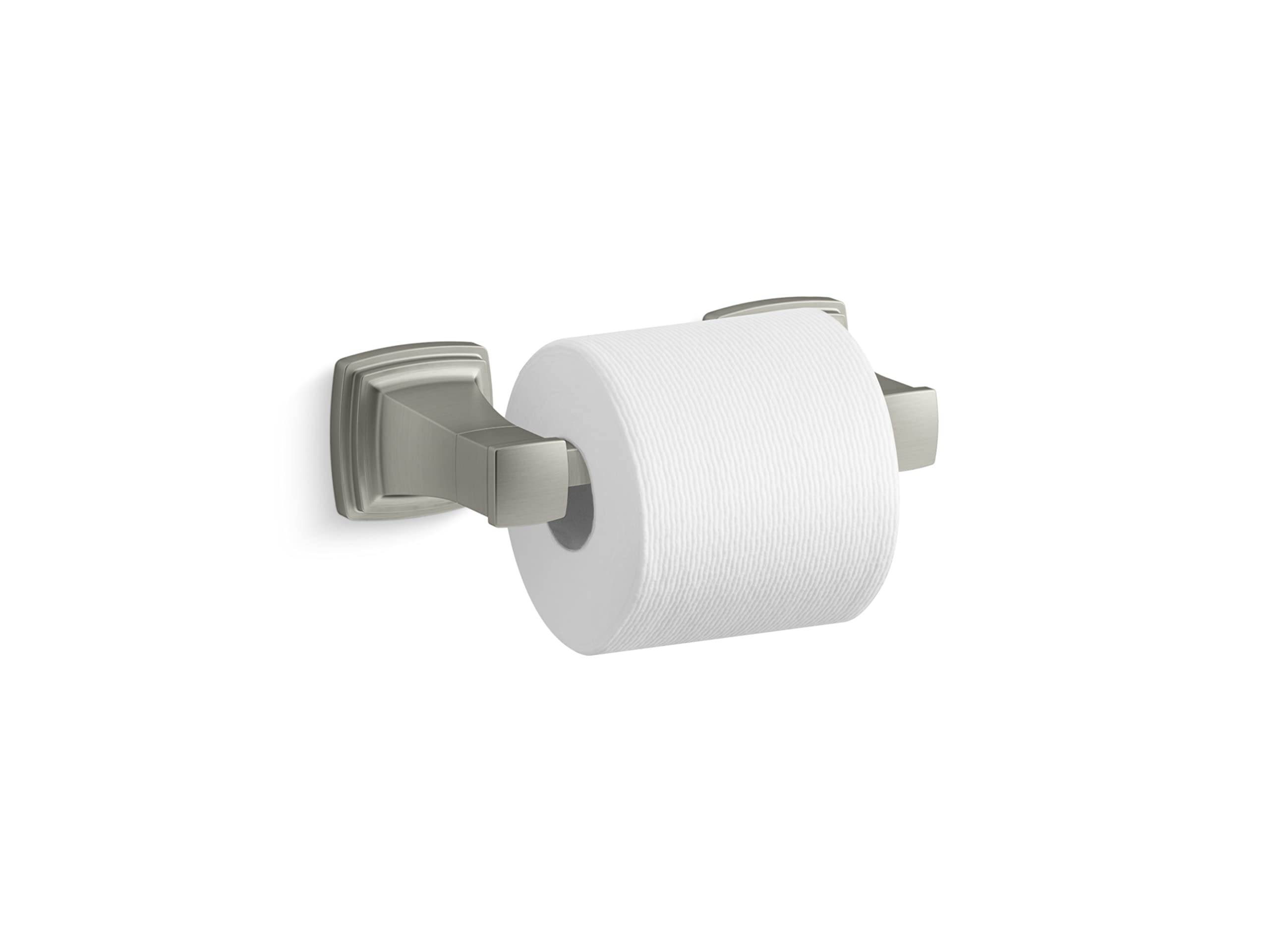 Kohler K27413-SN Riff Wall Mounted Spring Bar Toilet Paper Holder