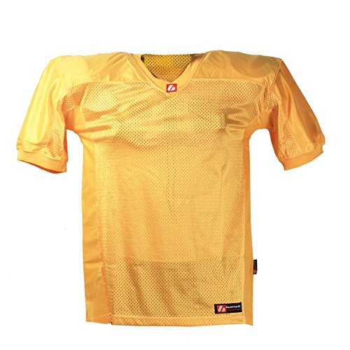 Maillot de football américain BARNETT FJ-2 pour joueur de match jaune 4XL