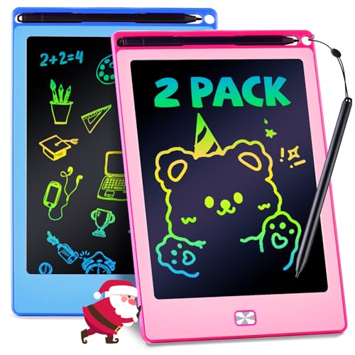 POPERFUN LCD Schreibtafel Kinder 2 Stück,8,5 Zoll Maltafel Zaubertafel...