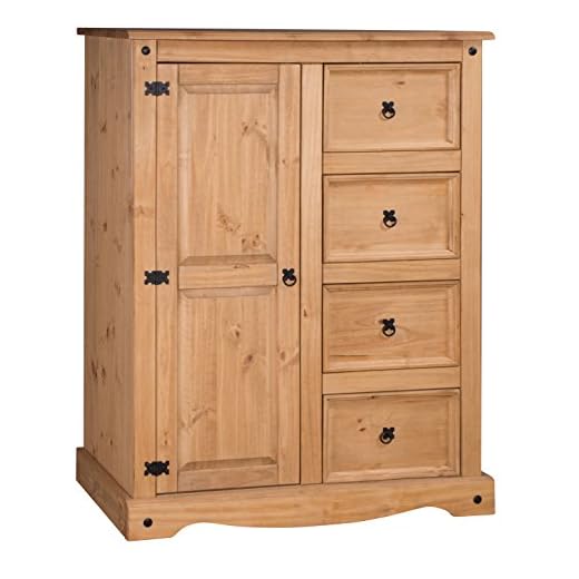 Furniture Trade Corona Tallboy Wardrobe