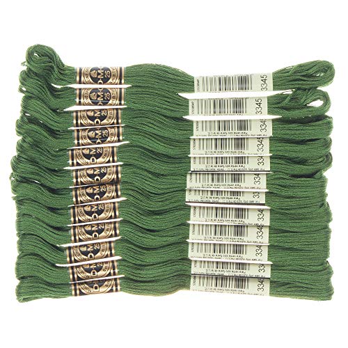 Image of DMC 6-Strand Embroidery Cotton Floss, Dark Hunter Green