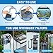 2 Pack 11oz Aquarium Filtration Media, Extruded Carbon & Ion Exchange Resin in Nylon Bags, Treats 75-100 Gallons Per Bag, Removes Phosphates & Metals for Reef, Marine, Jellyfish & High pH Aquariums