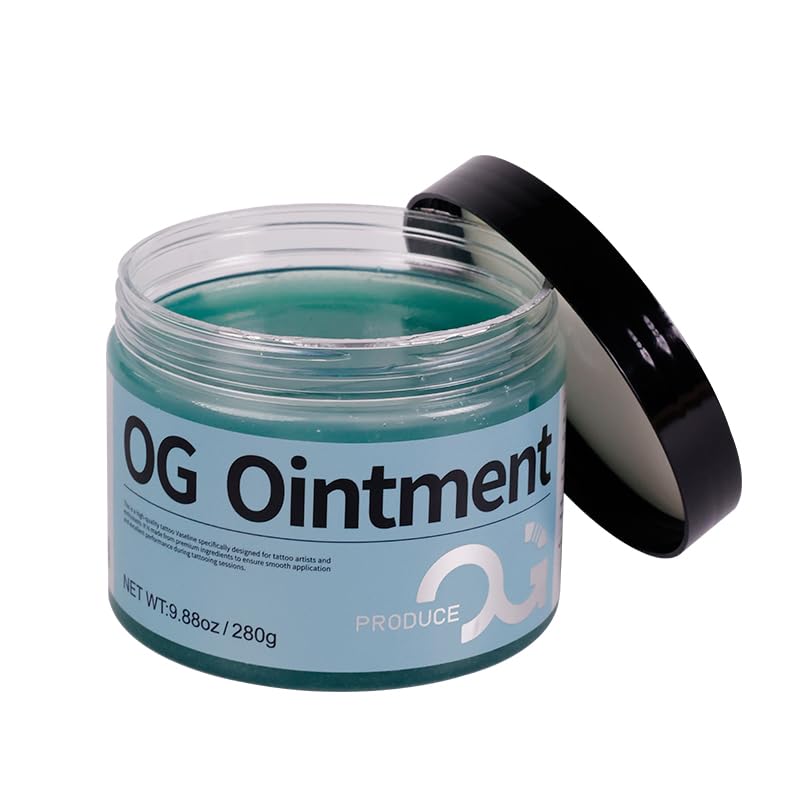OG Tattoo Ointment 9.88oz, Natural Original After Balms, Tattooing Ointments with Beeswax and Mineral Oil, Soothing and Brightening Care, All-Stage Tattoos Aftercare Butter Balm