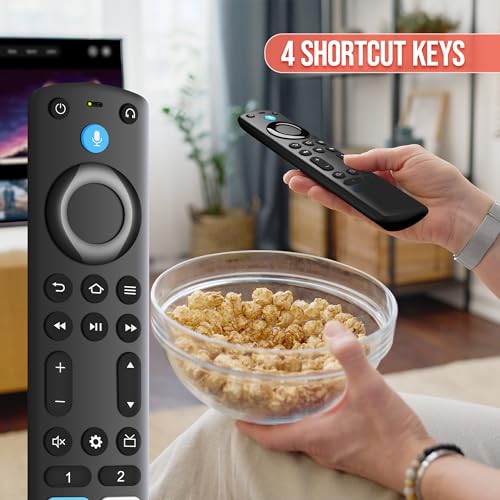 Image of Replacement FireStick Remote for All Fire Insignia Smart TVs Stick 4K Max /4K (1st /2nd Gen), Remote for Stick (2nd /3rd Gen,Lite,HD), TV Cube, FireSeries Smart TVs