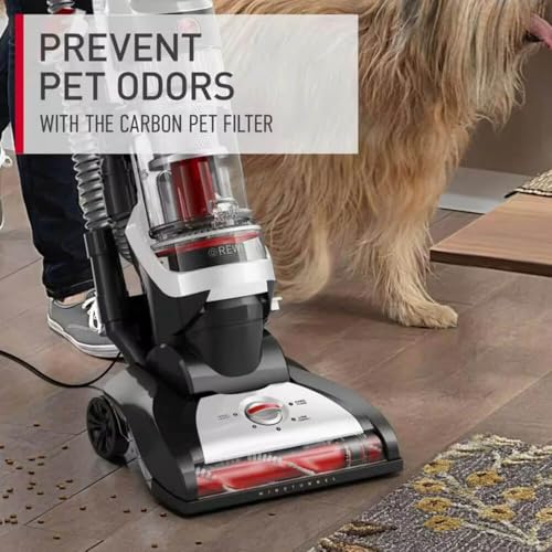 Image of Hoover UH71320VFR WindTunnel Bagless Pet Upright Vacuum Cleaner - White - Refurbished