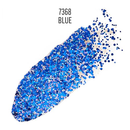 Image of FolkArt Glitter Glitz Acrylic Craft Paint, Blue, 2 fl oz