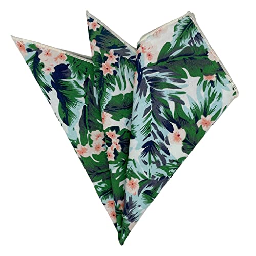 Image of Kebocis Men's Floral Pocket Square Handkerchief for Men