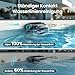 AIPER Scuba X1 Poolroboter, WavePath 3.0 Navigation, mit verbesserter Akkuleistung und bis zu 25.200 L/h Saugkraft, horizontale Wasserlinienreinigung, poolsauger akku Ideal für Pools bis zu 200㎡
