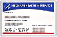 Vista 1 de 5 fundas protectoras transparentes para tarjeteros de Medicare de 6 mil