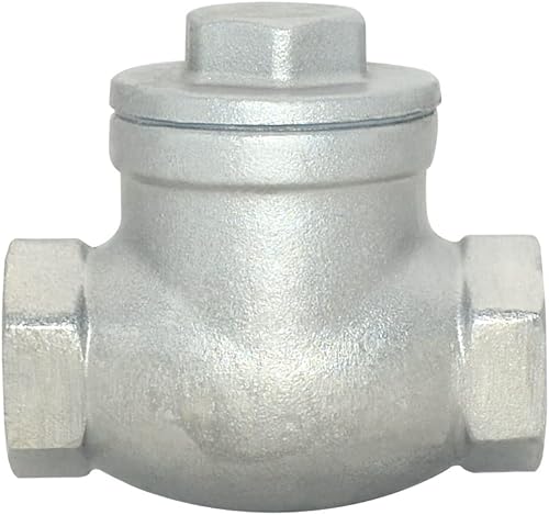 Miniatura 30 de 1" acero inoxidable SS316 válvula de retención oscilante,NPT hembra x rosca hembra,WOG 200 PSI PN16 CF8M