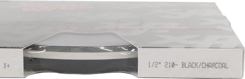 Fita Pinstripe Dupla Universal TFX 0208210 Preta/Charcoal Metallic – 1,27 cm x 45,72 m