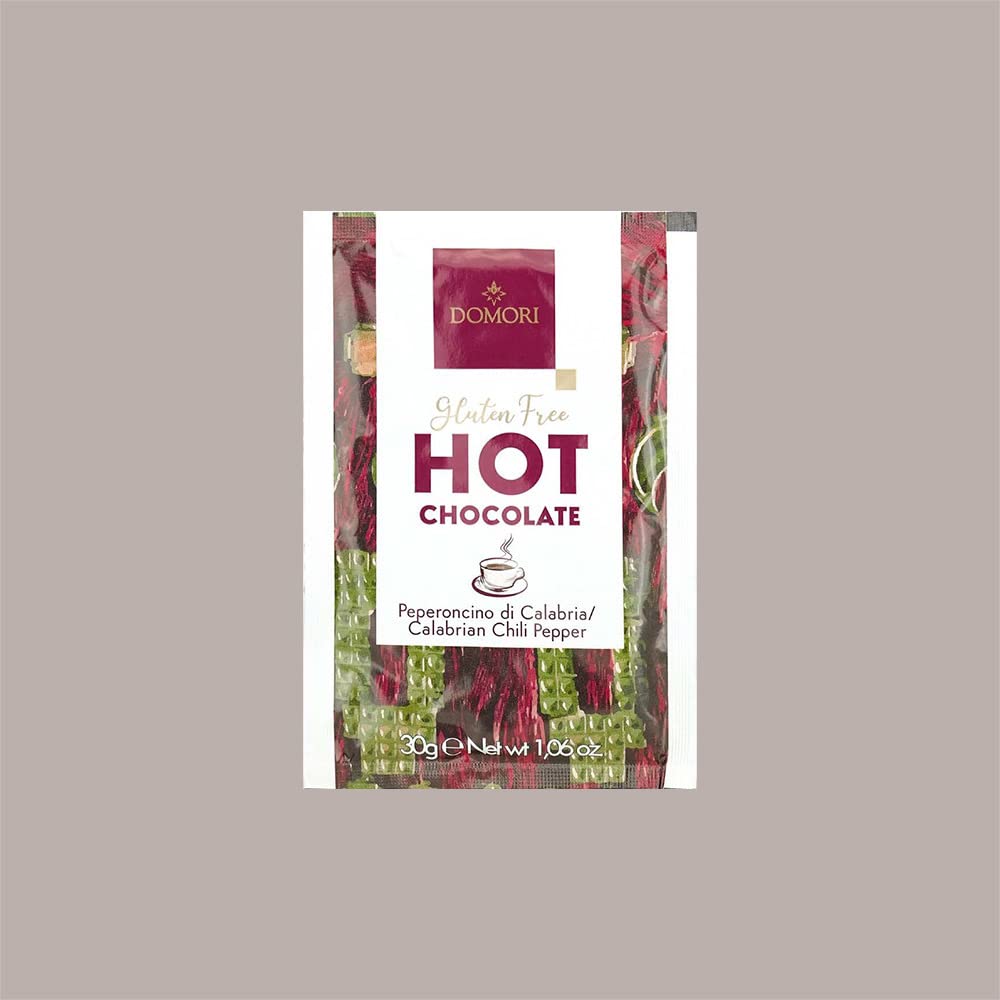 Lucgel Kit Preparato per Cioccolata Calda Gusti Assortiti (30 pezzi) + 1 Tazza e 1 Piattino in Ceramica