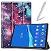 Artfeel Coque pour Lenovo Tab M10 Plus TB-X606F,Étui Cuir à Rabat Mince Léger avec Support Pliable,Réglable Multi-Angle Béquille Folio Flip Tablette Housse,Voie Lactée