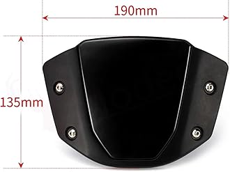 Motorcycle Accessories Compatible with CB 250r 300R CB250R CB300R 125 250 300 R Front Screen Windscreen Wind Deflector(CB300R-Red)