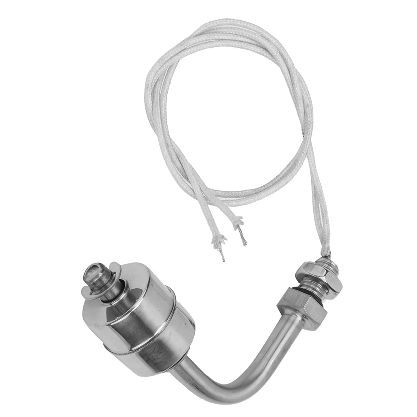 Keenso Silver Liquid Level Sensor, Stainless Steel, Float Switch, 75Mm Heat Resistant For Pool, Water Tank, Industrial Applications
