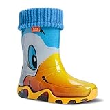  DEMAR Kinder Gummistiefel gefüttert STORMER LUX (Size 20/21 EU) Ente