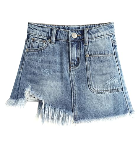 CHUMHEY Girls Fashion Skirt, Blue, 6-7 Years