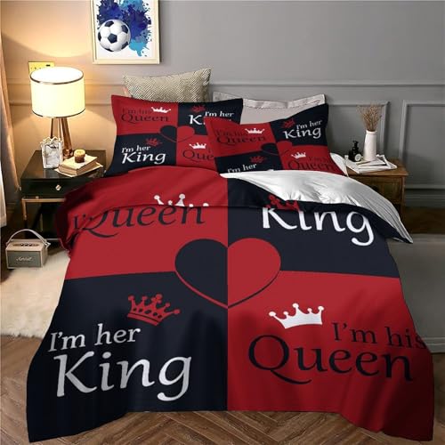 Housse de couette imprimé 3D avec fermeture éclair parure de lit microfibre résistante - 6
