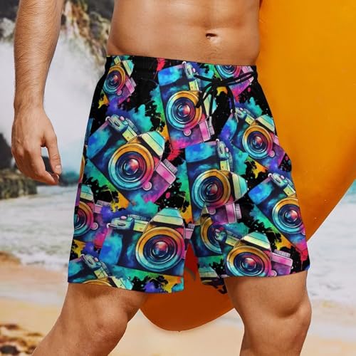Pantalones cortos de playa para hombre con bolsillos ideales para paseos veraniegos 3