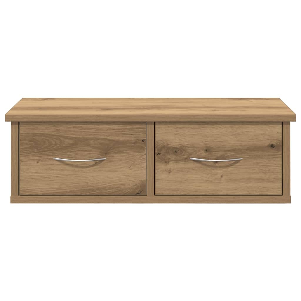 vidaXL Armario Pared Madera de ingeniería Roble Artesano 60x26x18,5 cm, Armario de Pared para TV, Mueble de Pared para TV, Mueble Flotante para TV