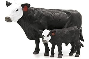 1/16 Black and White Little Buster Cow and Calf