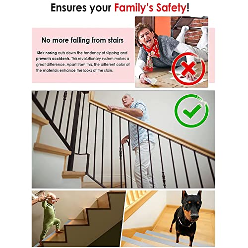 Protector de borde de escalera antideslizante de alta densidad para mármol 4