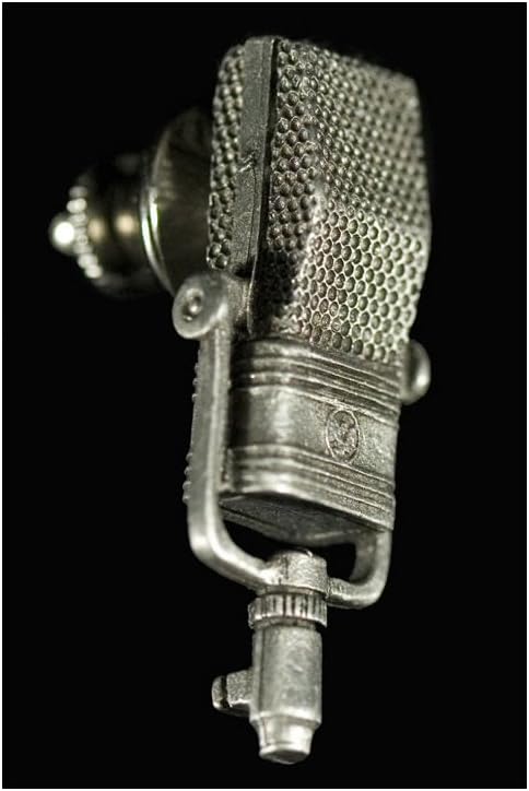 Pin RCA 44B/BX Microphone Pewter Pin Harmony Collection