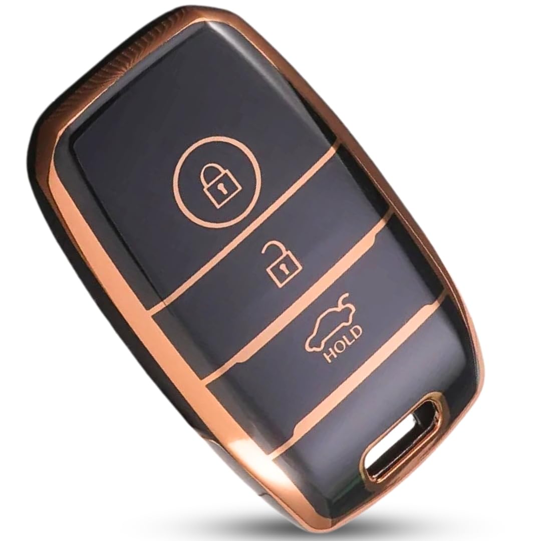 AUTO PULSE TPU Cover for Seltos/Carens 3 Button Smart Key - Protective Case Key Protector-image-48