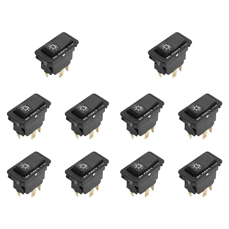 Interruptor de faro 1661234C1 para camión International 4900 pack de 10 unidades