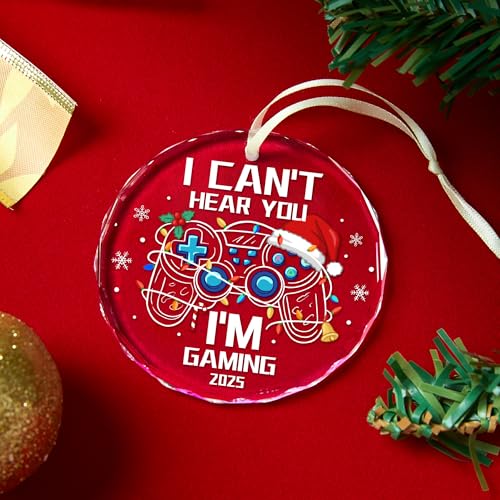 Image of Gamer Christmas Ornament Gifts 2026 for Teen Boys Men,Video Ornaments