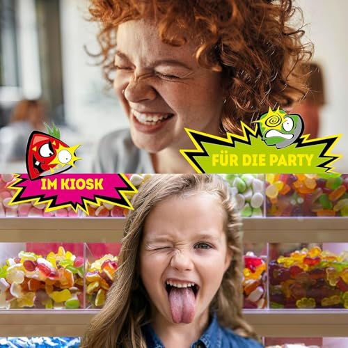 Center Shock Sour Mix, Packung mit 21 extra-sauren Kaugummis, verschiedenen Sorten mit Cola- & Frucht-Geschmack… – Ansicht 5
